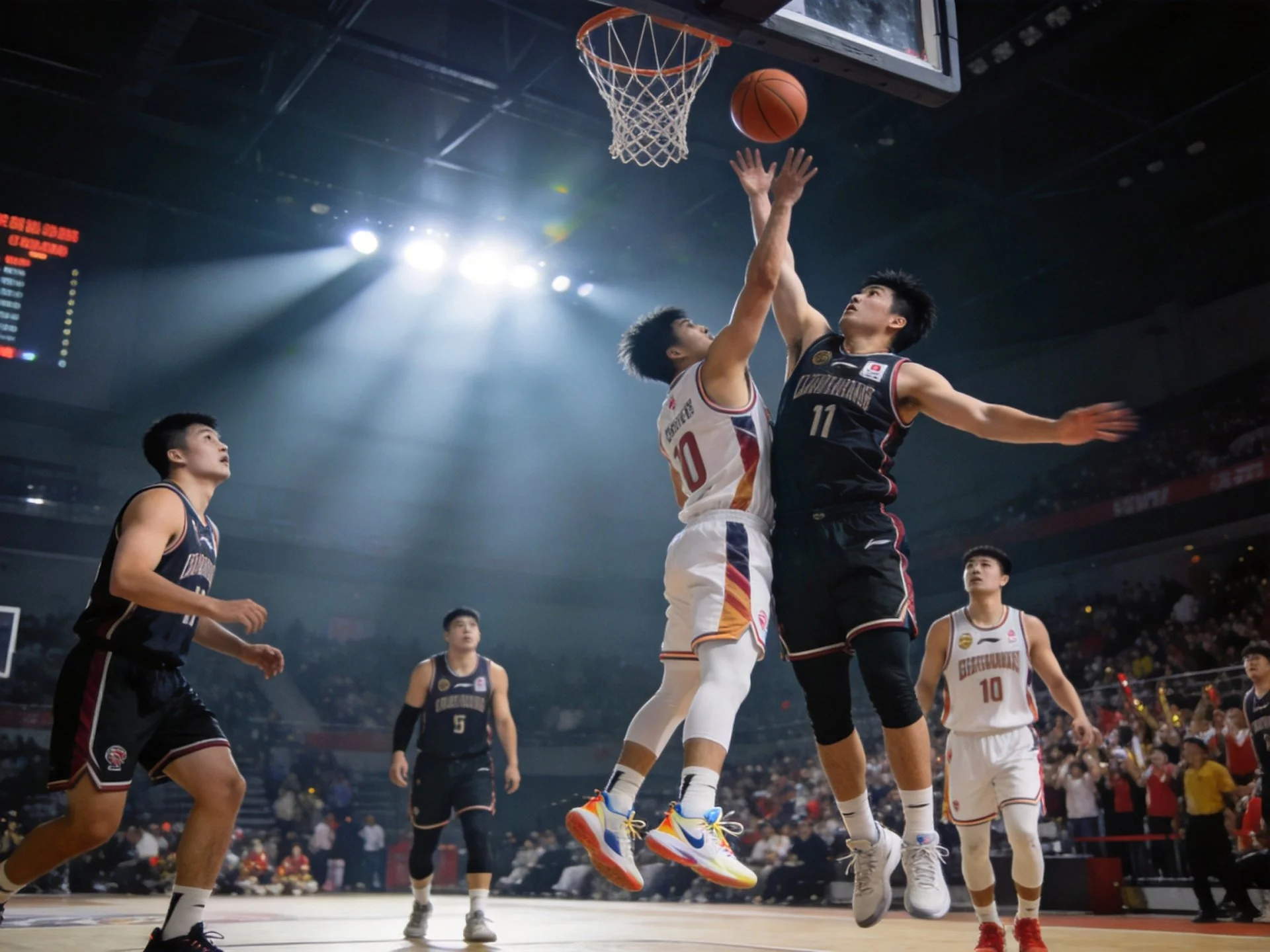 CBA总决赛紧张氛围拉满两支球队上演巅峰对决